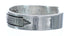 Native Amerian Genuine Sterling Silver Navajo Cuff Bracelet KX121351